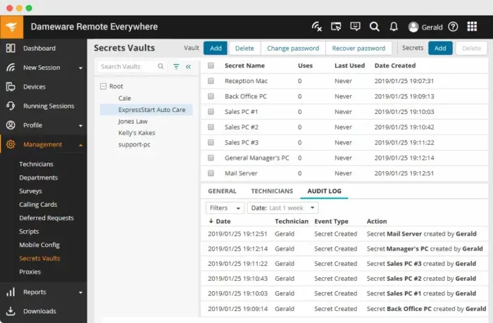 SolarWinds DameWare Remote Support
